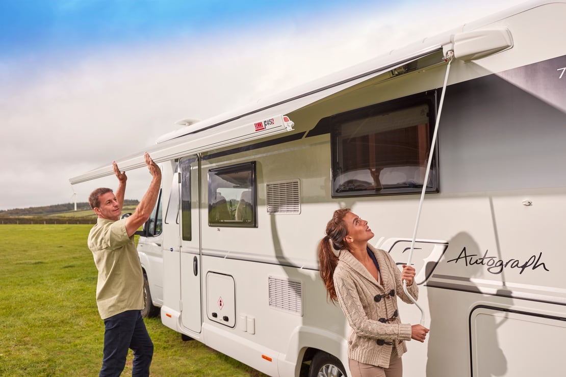 Motorhome awnings